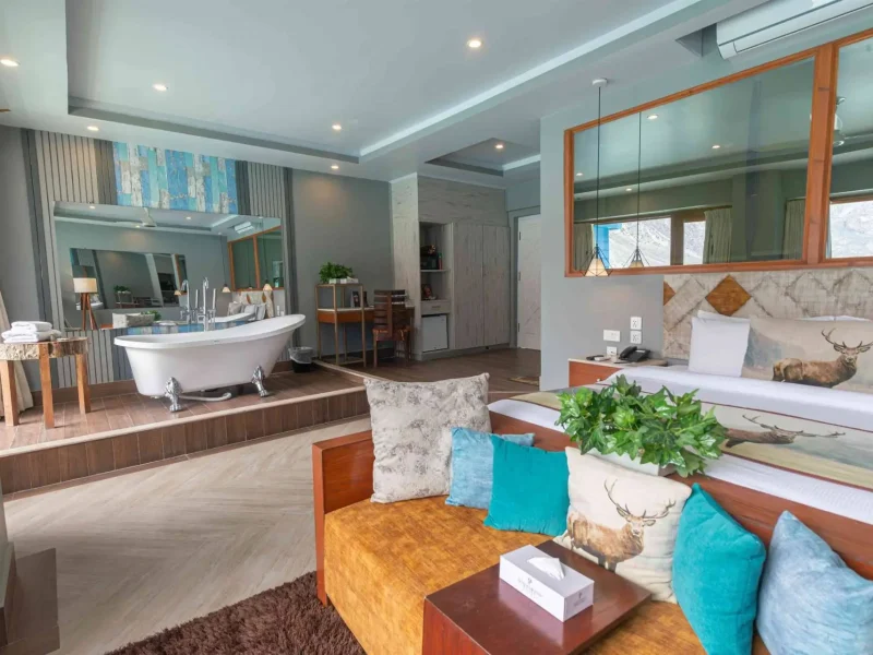 Luxus Hunza Attabad Lake Resort Honeymoon Suite by Chalain.pk